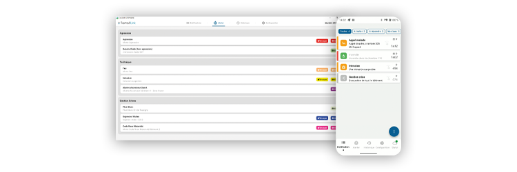 My TAMAT Link pour la gestion des appels malades
