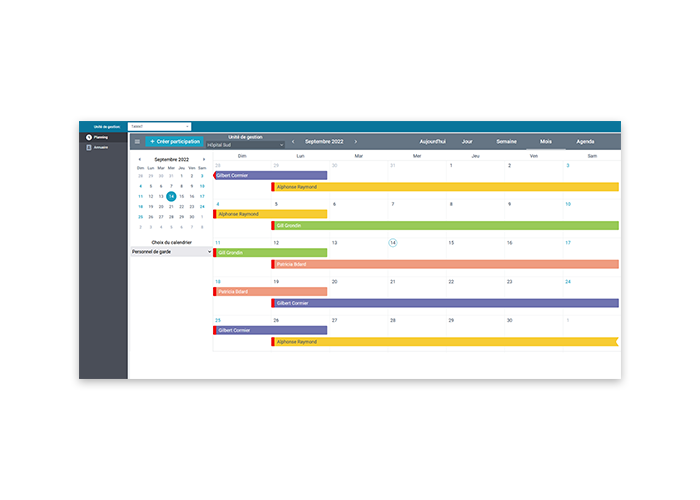 Le fonctionnement de la gestion des astreintes via le Smart TAMAT Advance